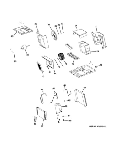 Base pan & unit parts