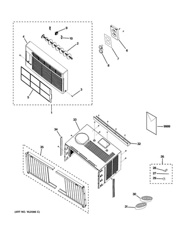 Grille & chassis parts