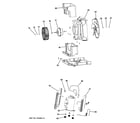 GE AEV05LQQ1 base pan & unit parts diagram