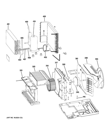 Base pan & unit parts