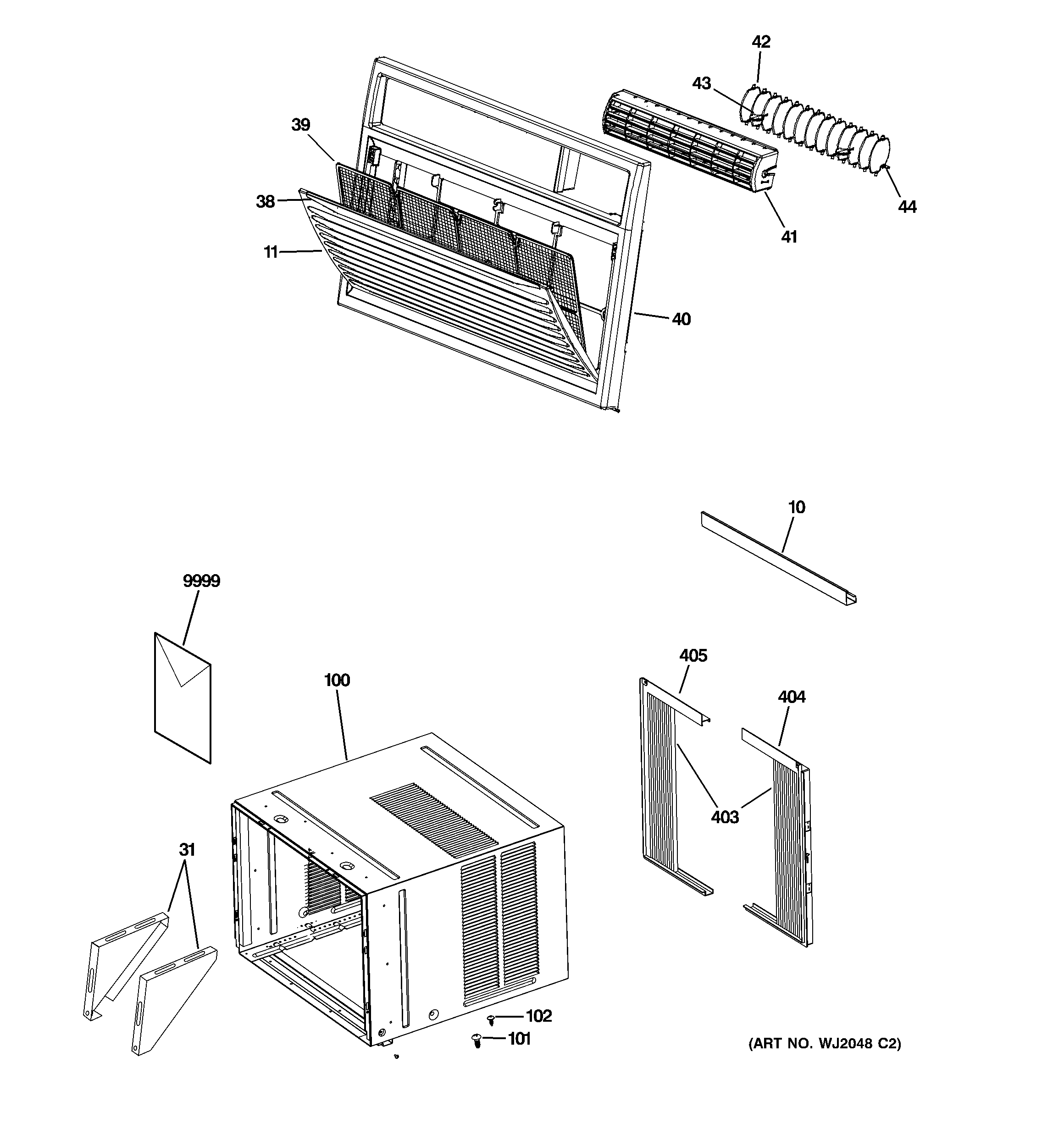 Grille & chassis parts