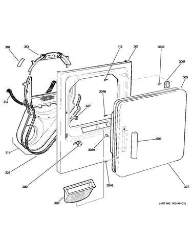 Front panel & door