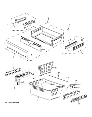 Freezer shelves
