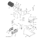 GE ZICS360NRJRH sealed system & mother board diagram