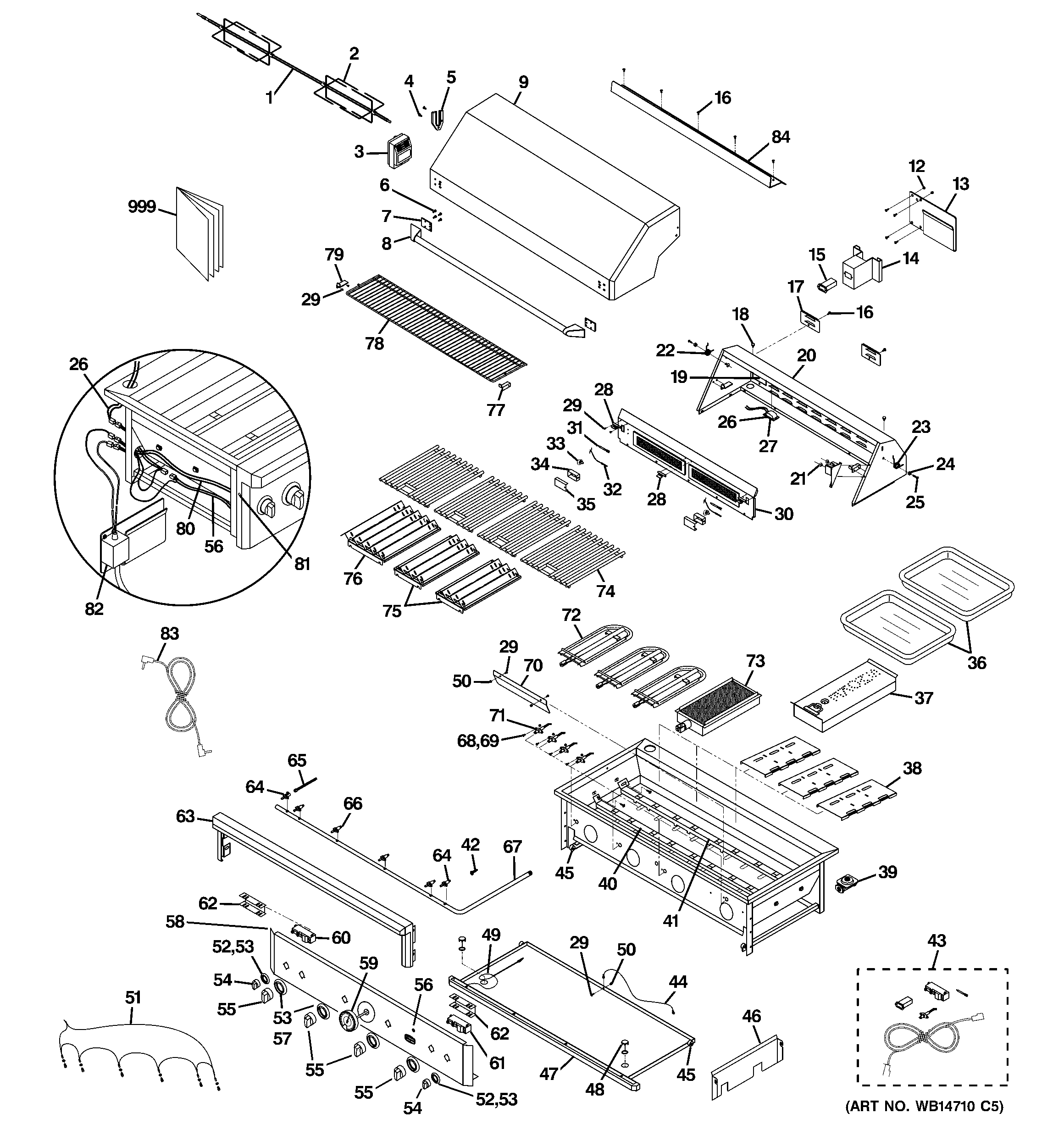 CONTROL PANEL & COOKTOP