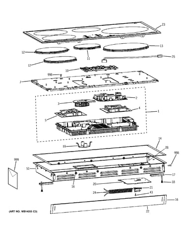 Control panel & cooktop