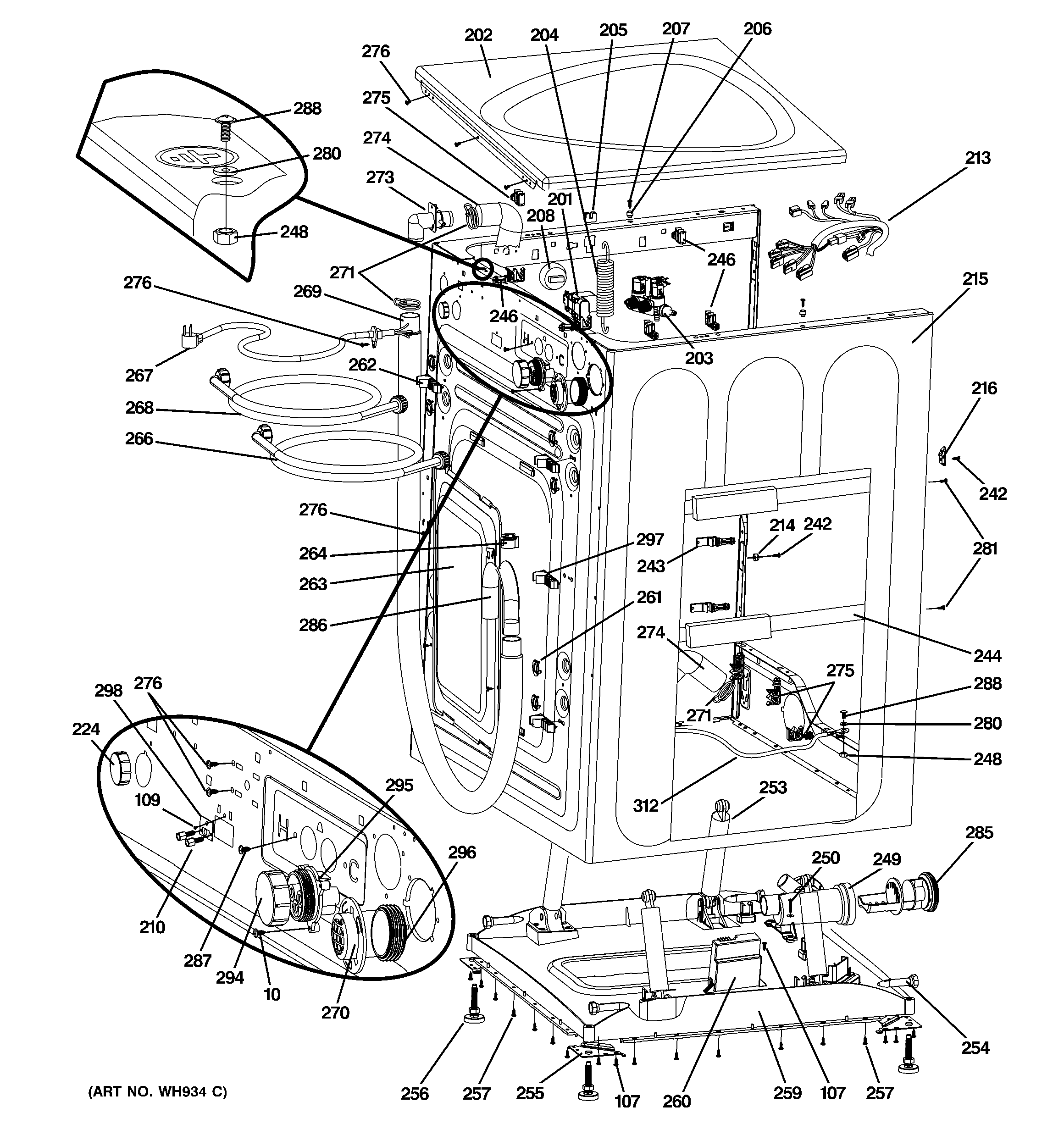 CABINET & TOP PANEL