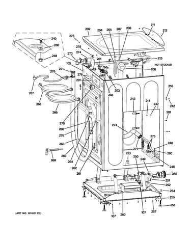 Cabinet & top panel