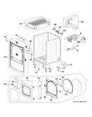Cabinet, front panel & door