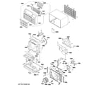 GE AJCQ08ACDM1 cabinet & components diagram
