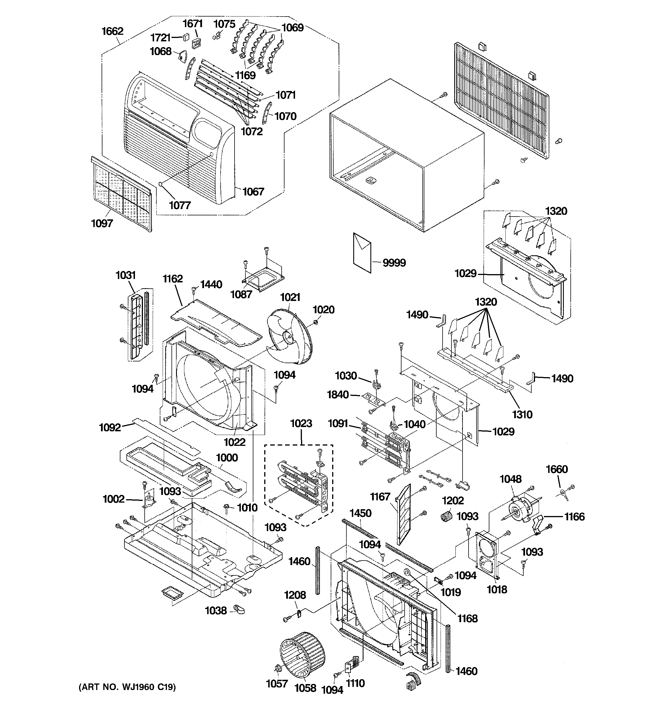 Cabinet & components