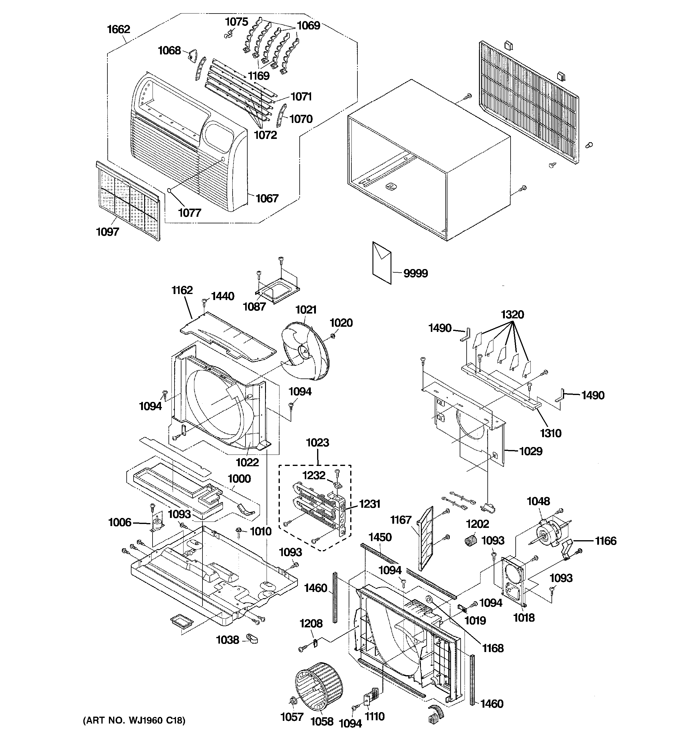 Cabinet & components