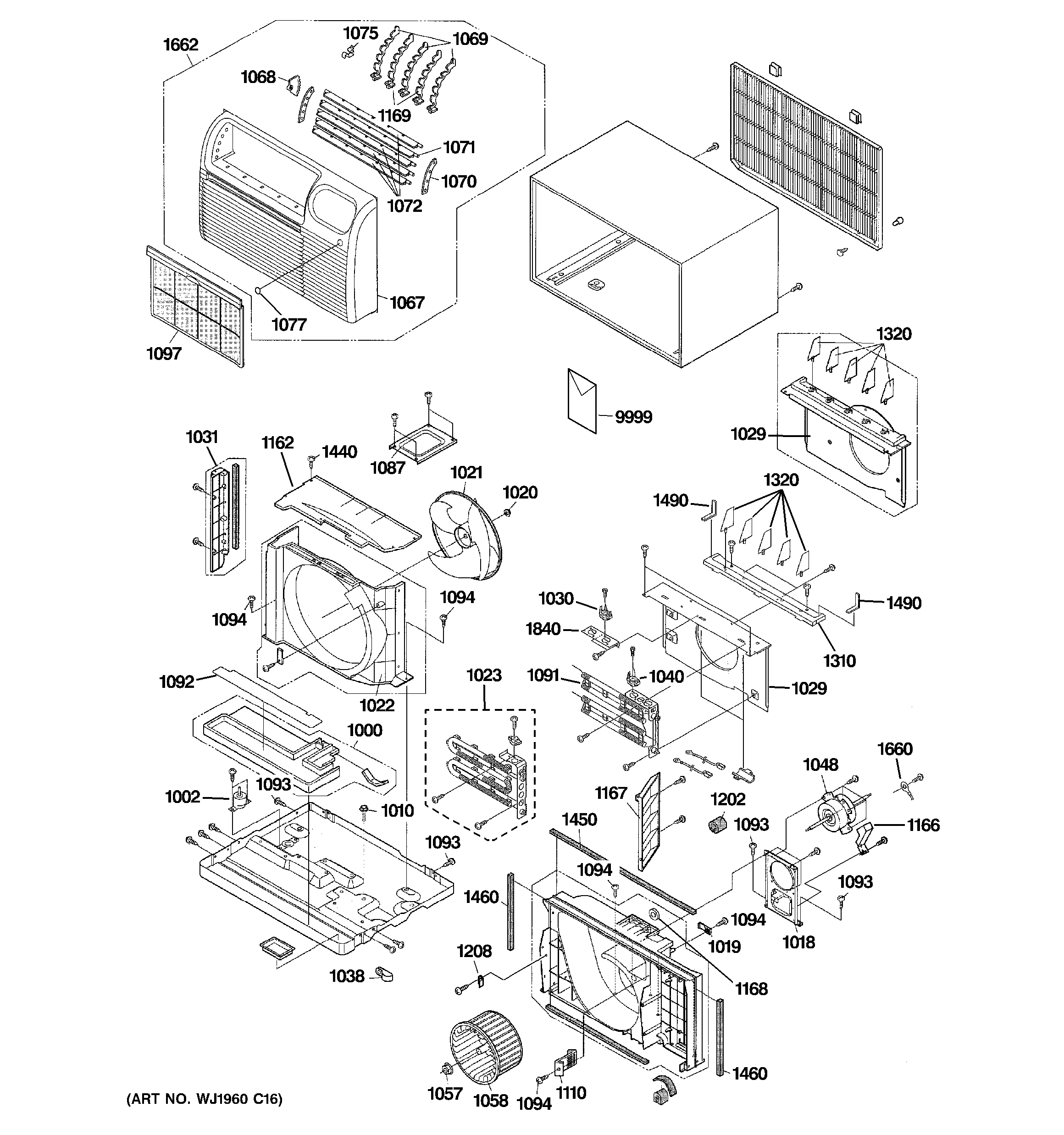 Cabinet & components