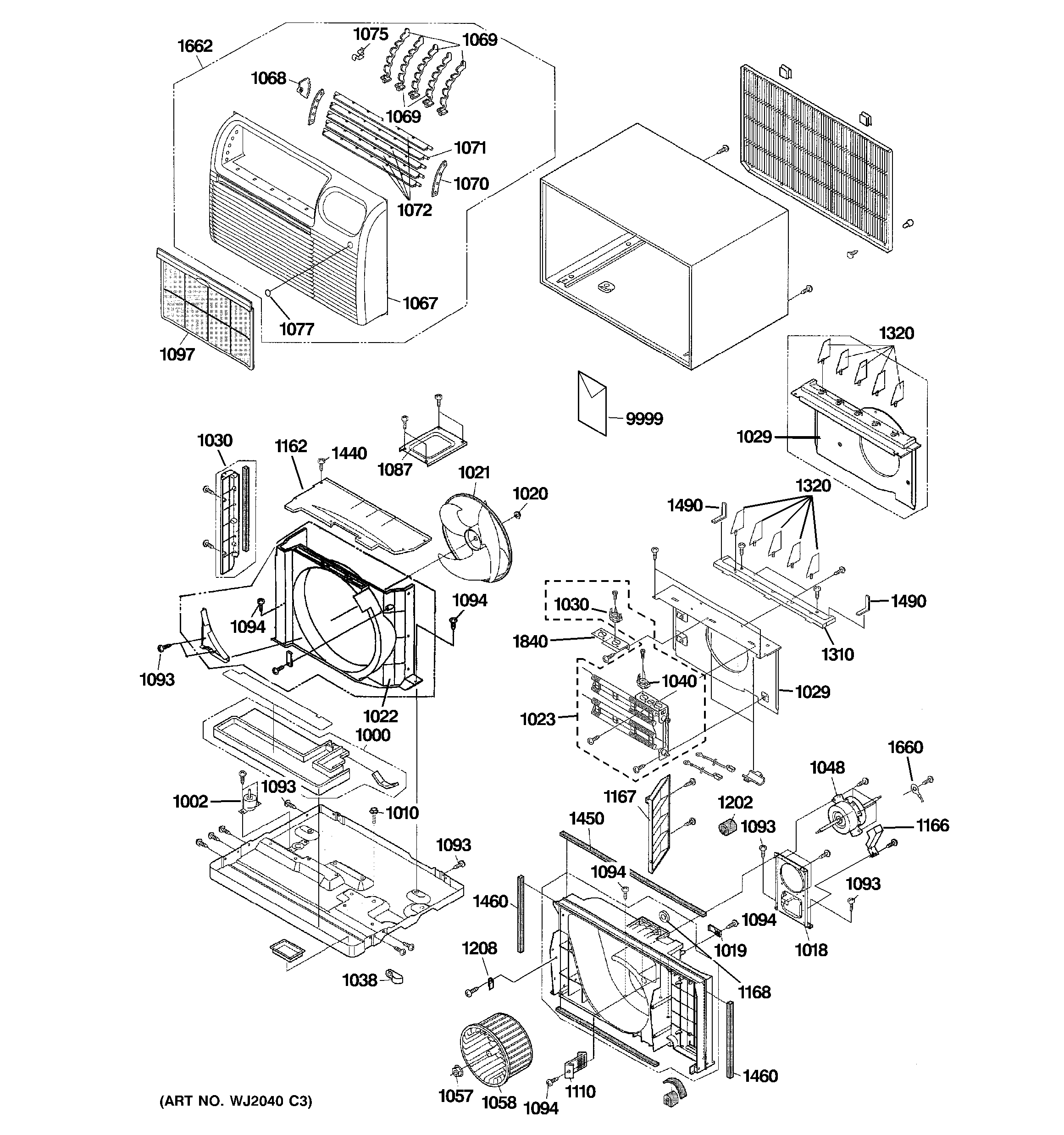 Cabinet & components