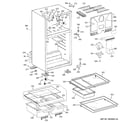 GE GTH17JBC2RBB cabinet diagram