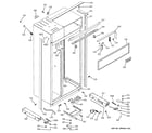 GE ZISB360DMD case parts diagram
