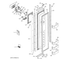 GE ZSGB420DMD freezer door diagram