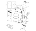 GE PXRQ15F00 water filtration system diagram