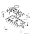 Cooktop appearance parts