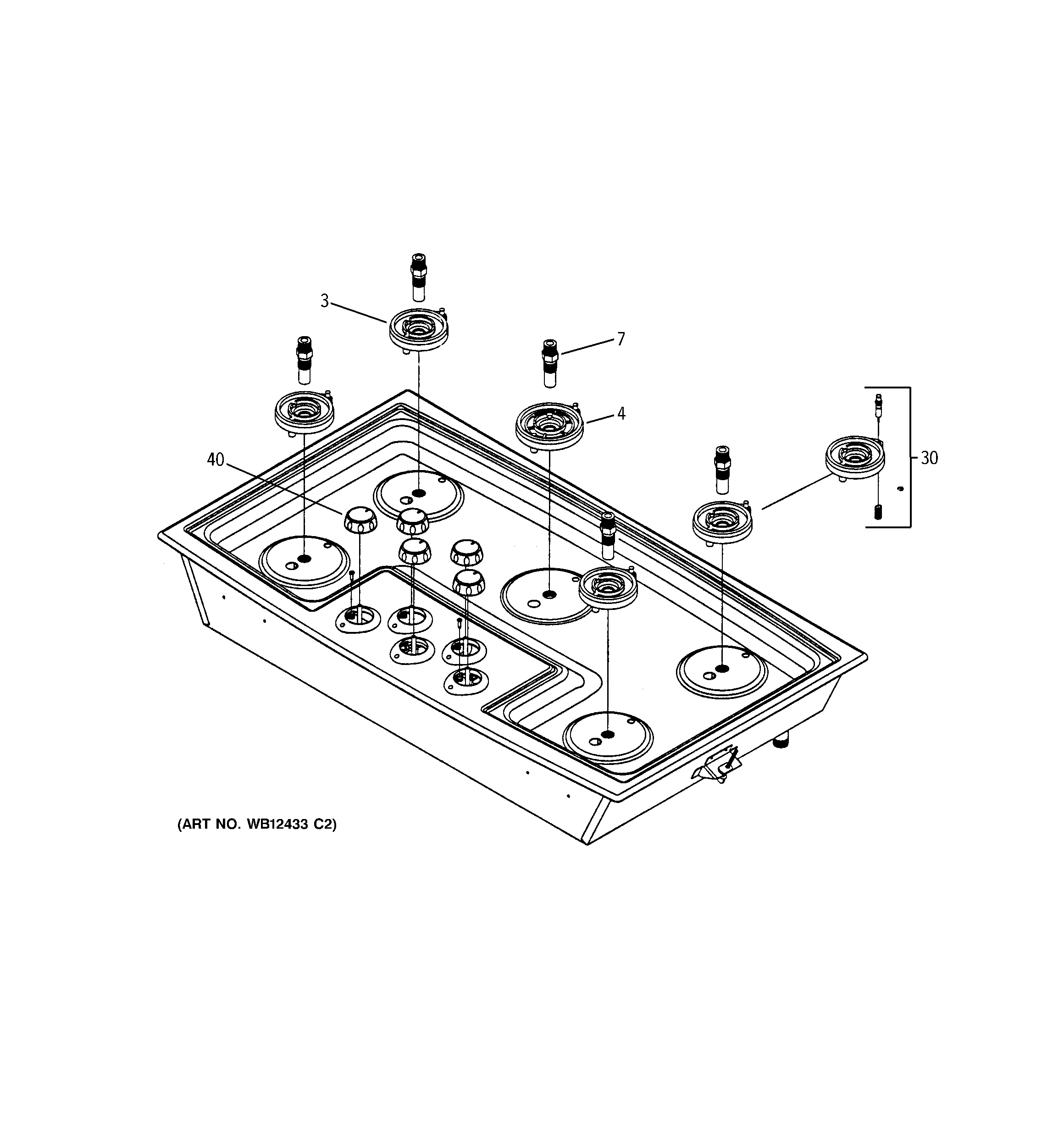 Cooktop & burners