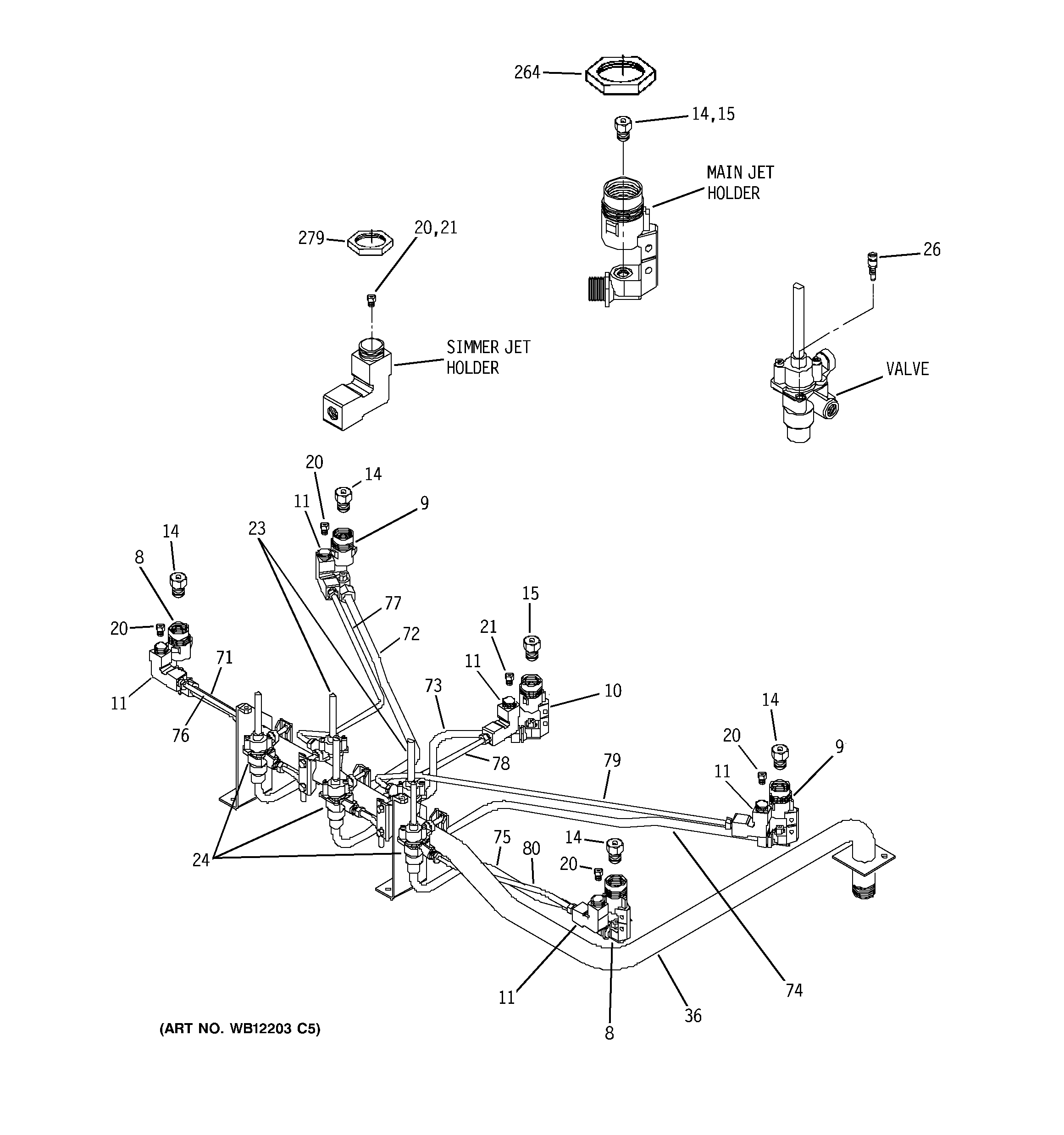 Valve & tube assemblies
