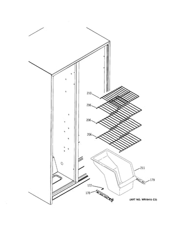 Freezer shelves