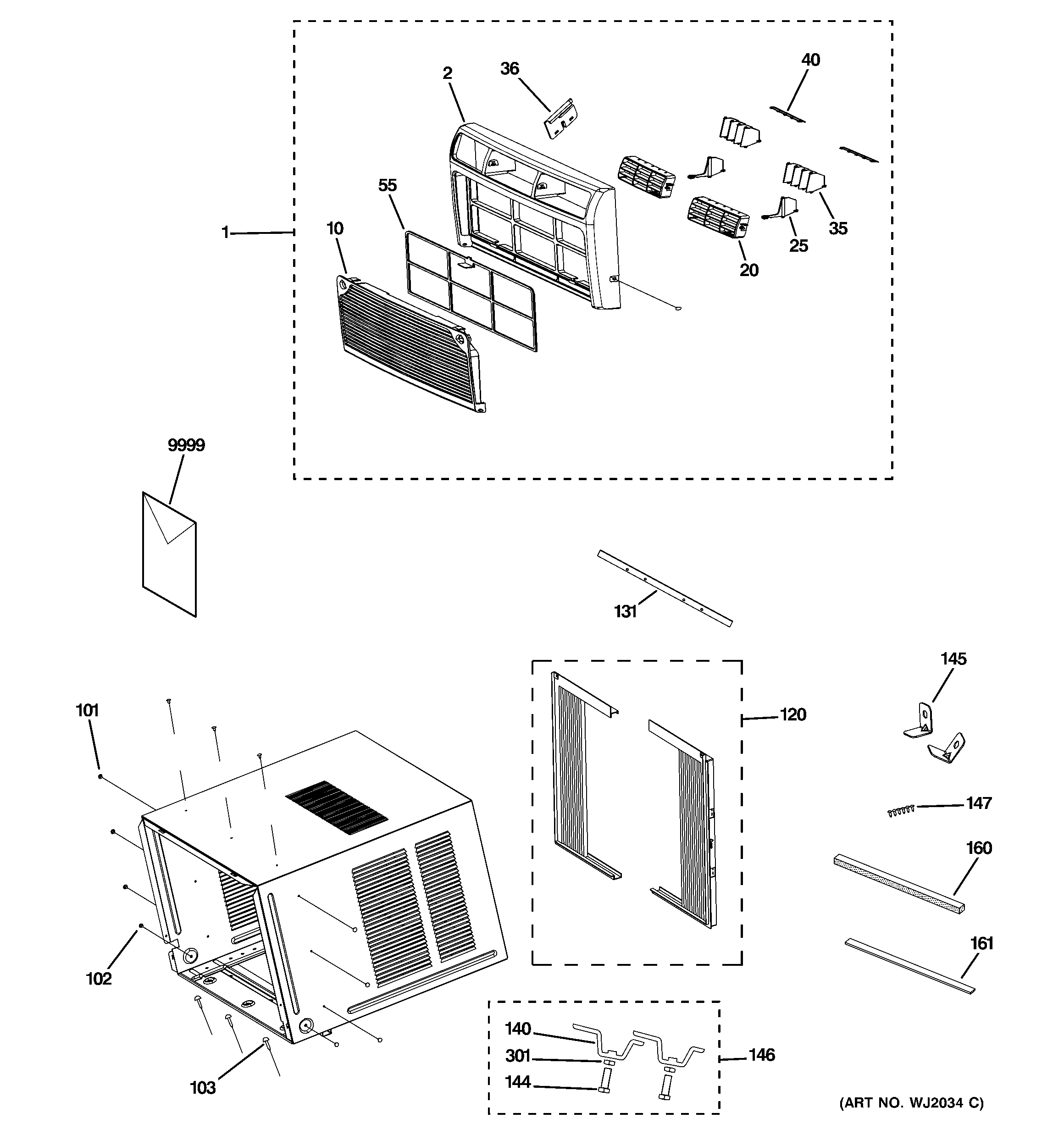 Grille & chassis parts