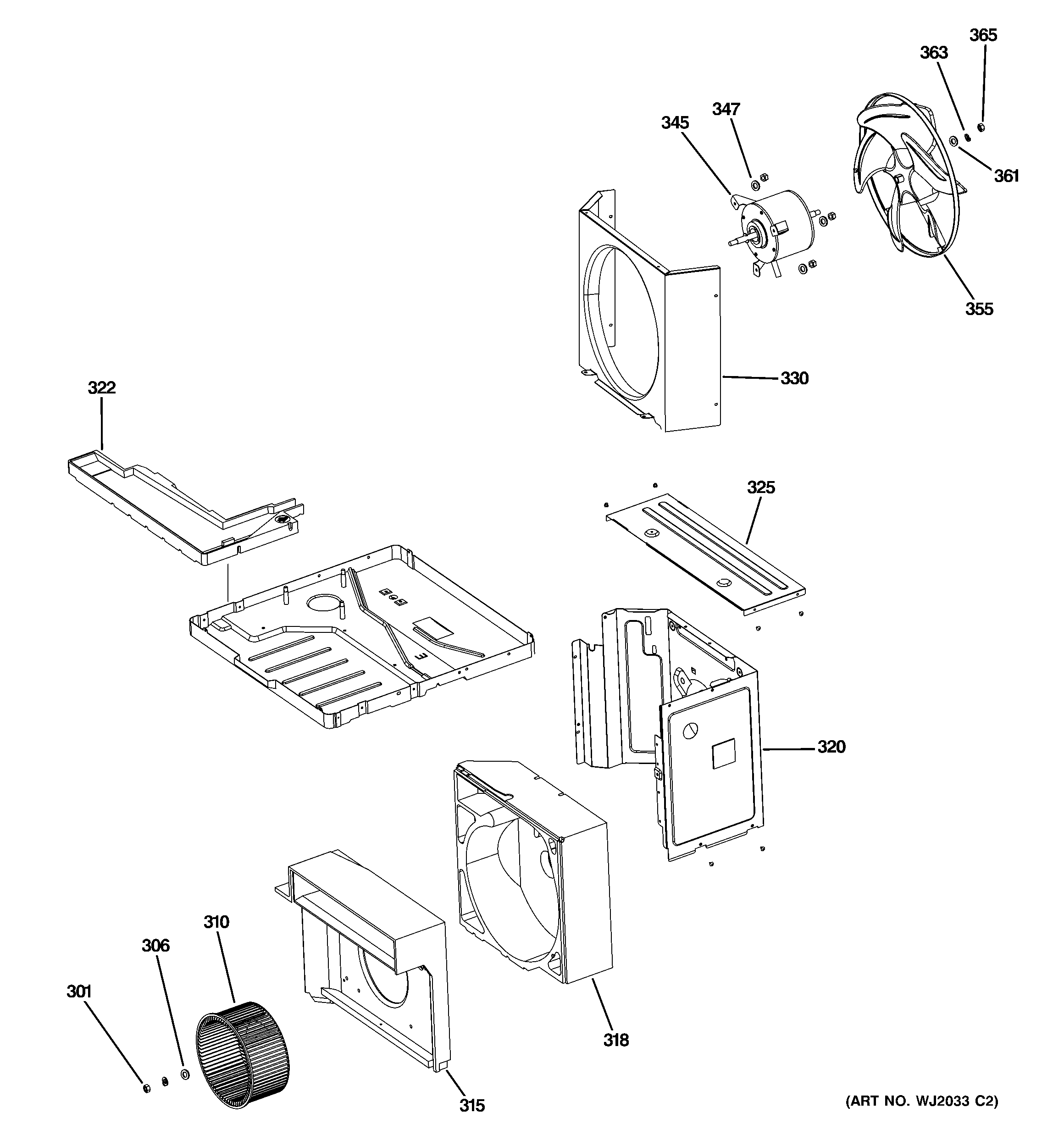 Base pan parts