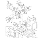 GE AZ85W09DACW1 motor, heater & base pan parts diagram