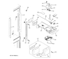 GE GBSC0HBXFRBB fresh food section diagram