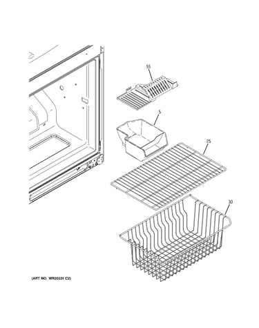 Freezer shelves