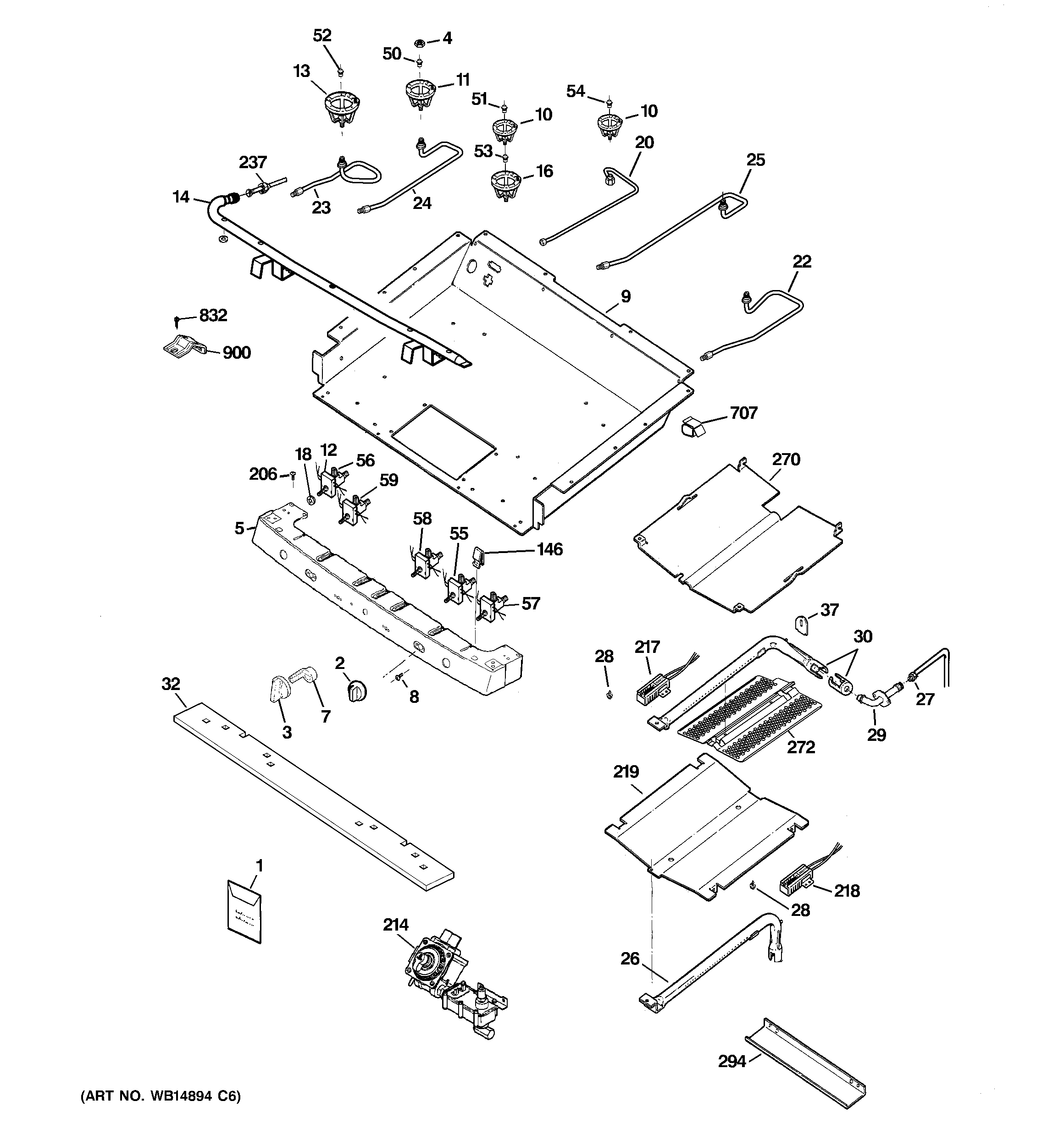 Gas & burner parts