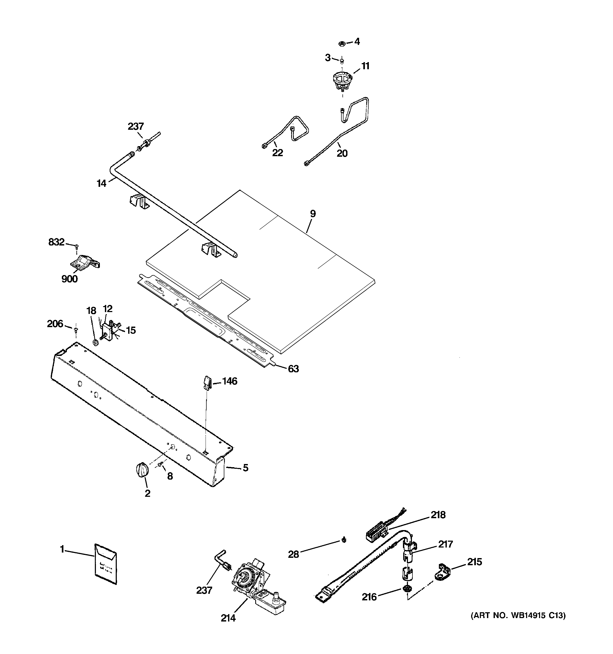Gas & burner parts