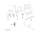 GE AHM18DPT1 control parts diagram