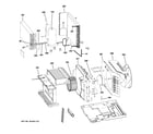 GE AHM18DPT1 base pan & unit parts diagram