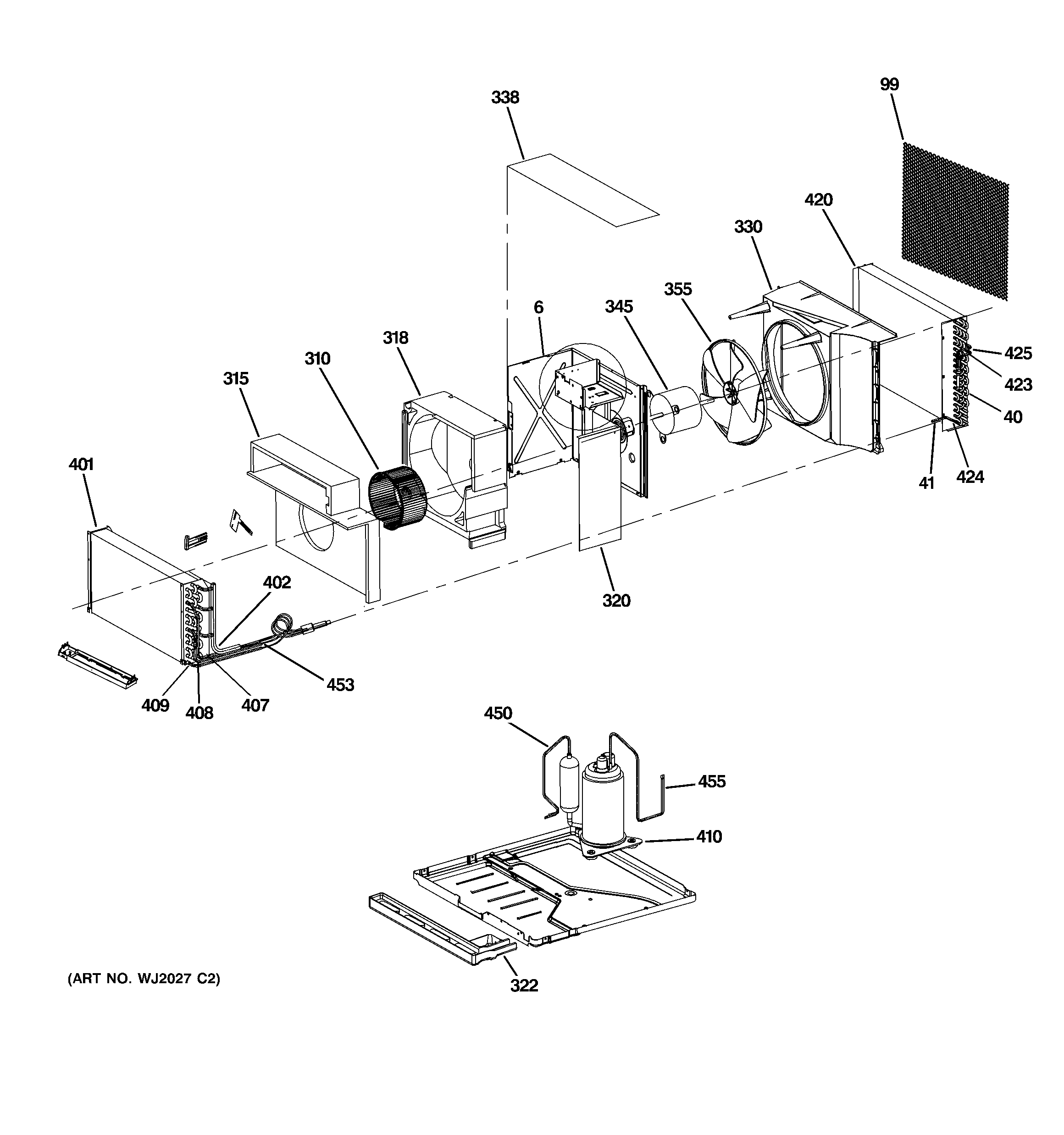 BASE PAN & UNIT PARTS