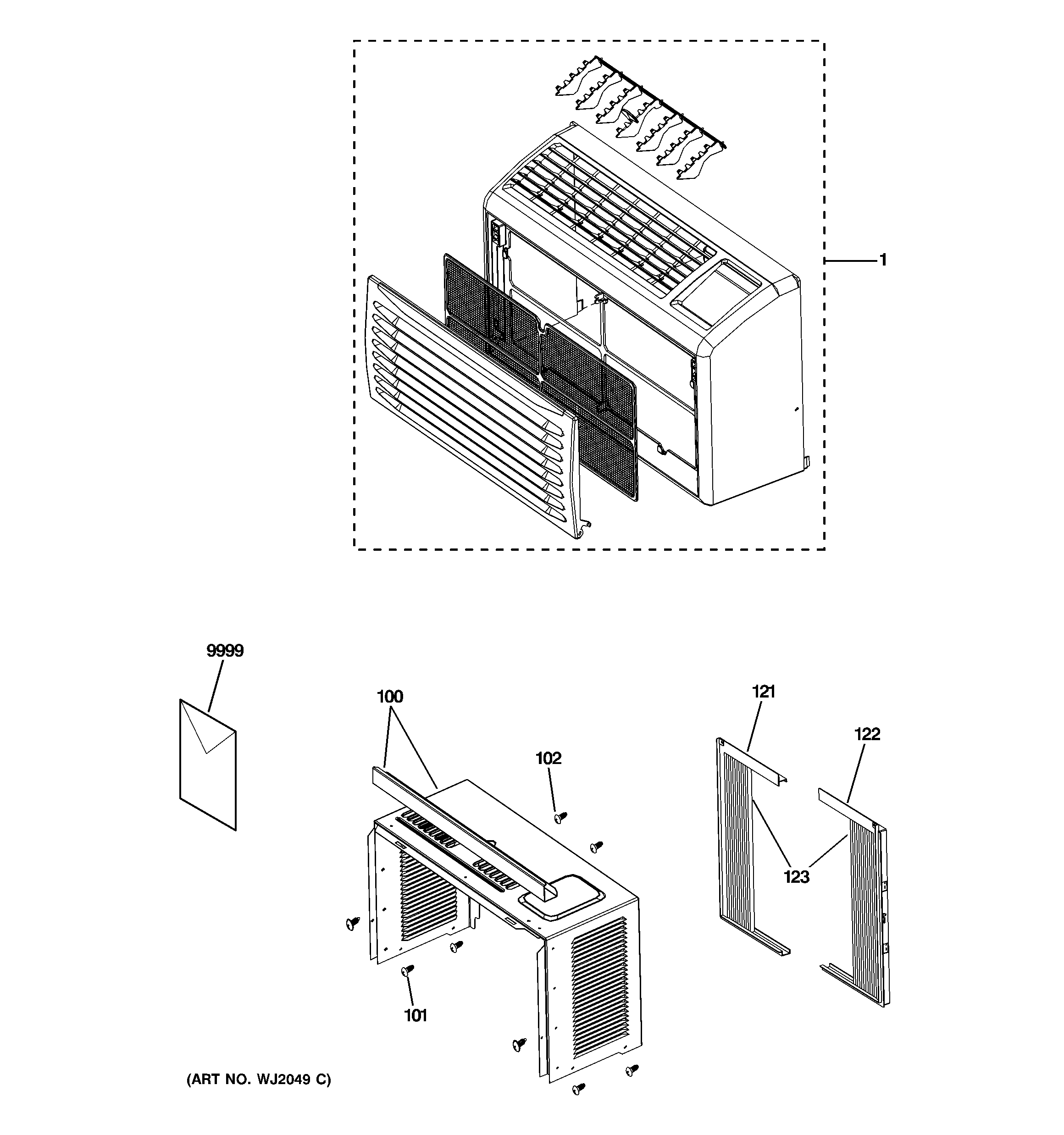 GRILLE & CHASSIS PARTS