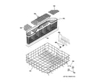 GE CDWT980R30SS lower rack assembly diagram