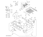 GE GSH25JSTFSS ice maker & dispenser diagram