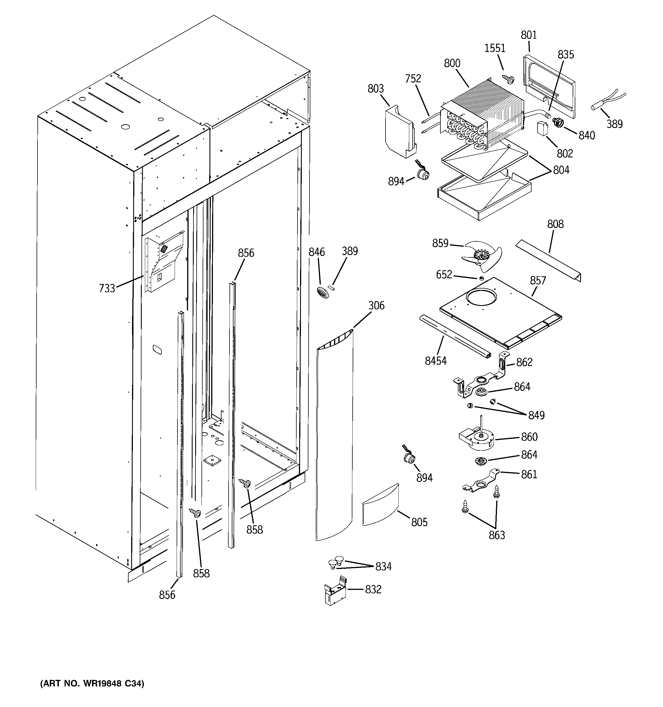 Freezer section