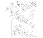 GE ZSEP480DYASS ice maker & dispenser diagram