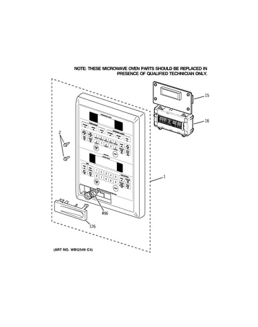 Microwave control panel