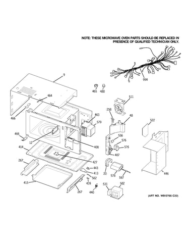 Microwave body parts