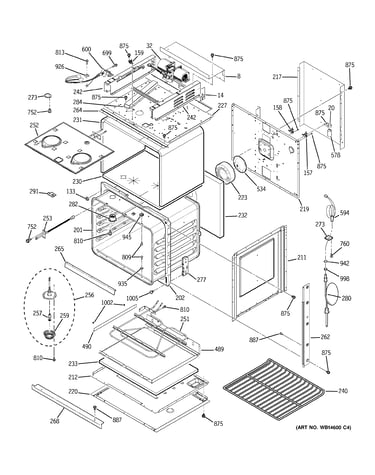 Body with microwave support