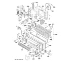 GE AZ61H12DADW1 motor & chassis parts diagram