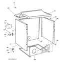 GE DBXR463EG0WW cabinet diagram