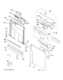 Escutcheon & door assembly