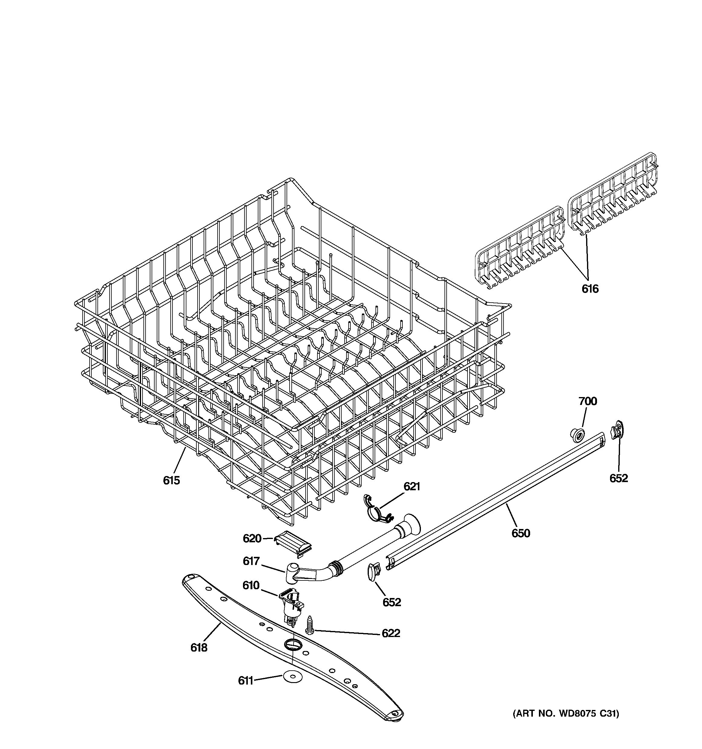 UPPER RACK ASSEMBLY