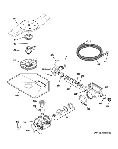 Motor-pump mechanism