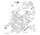 GE JGB600SET2SS body parts diagram